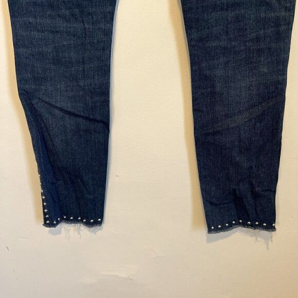 COH Citizens of Humanity Rocket High Rise Skinny Jeans with Studded Hem - Picture 6 of 8